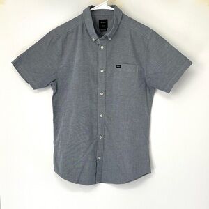 RVCA men’s medium button down shirt slim fit